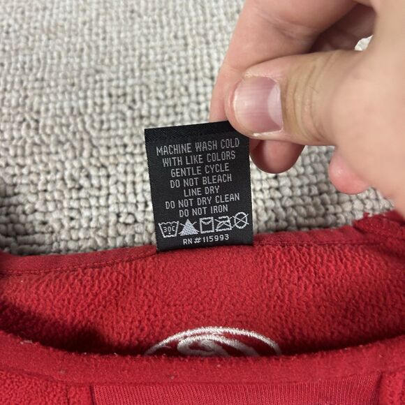 Detroit Red Wings Sweatshirt Mens XXL Rawlings Center Logo Fleece NHL Hockey Y2K - Picture 11 of 13